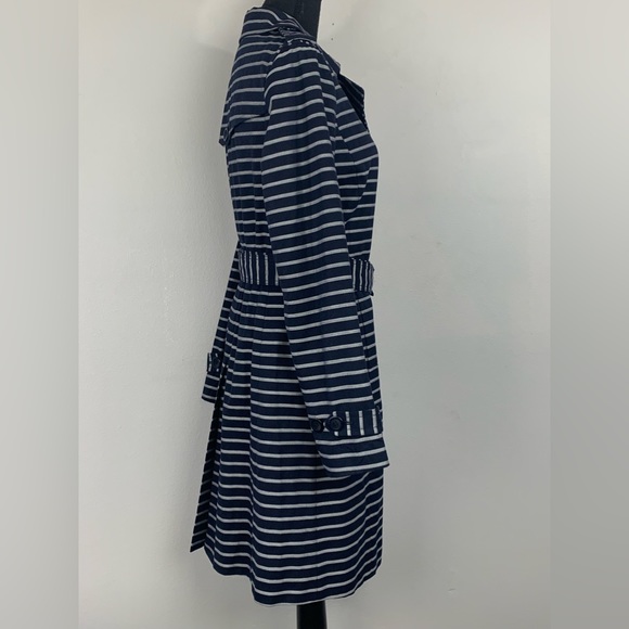 NWT Talbots Trench Coat Size Small Blue - Picture 13 of 17